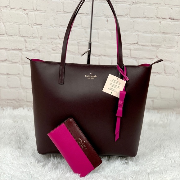 kate spade Handbags - Kate Spade Large Tote and Bifold Wallet Set